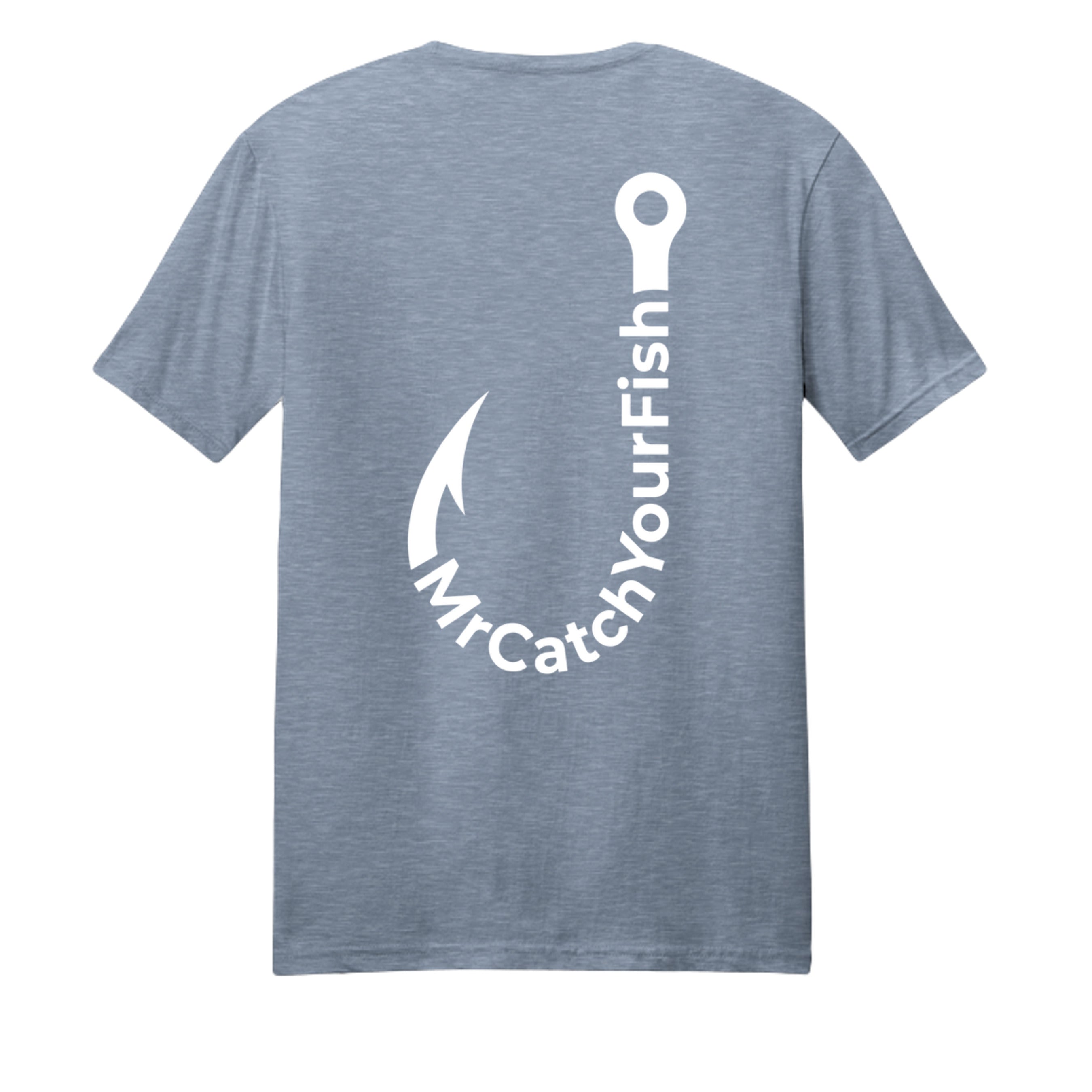 Flint Blue Heather - DM108 - BACK