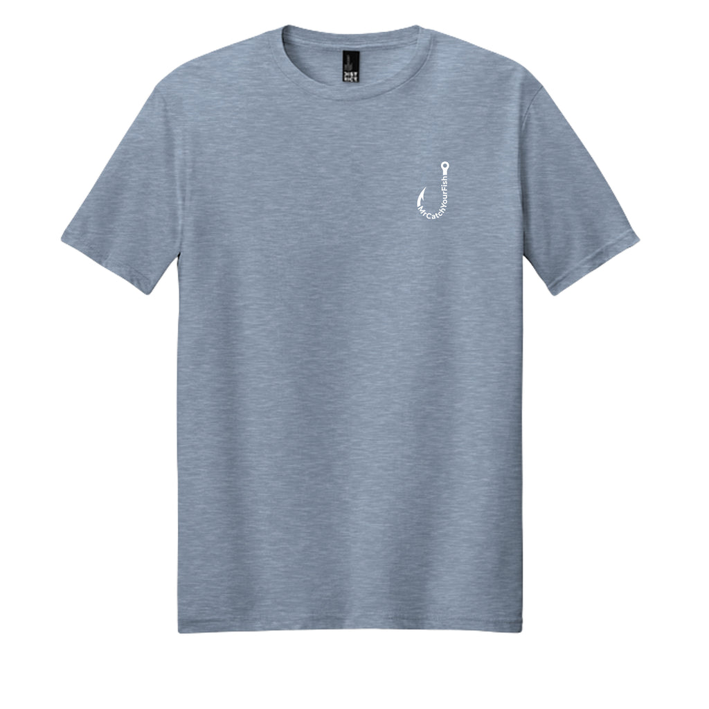Flint Blue Heather - DM108 - FRONT