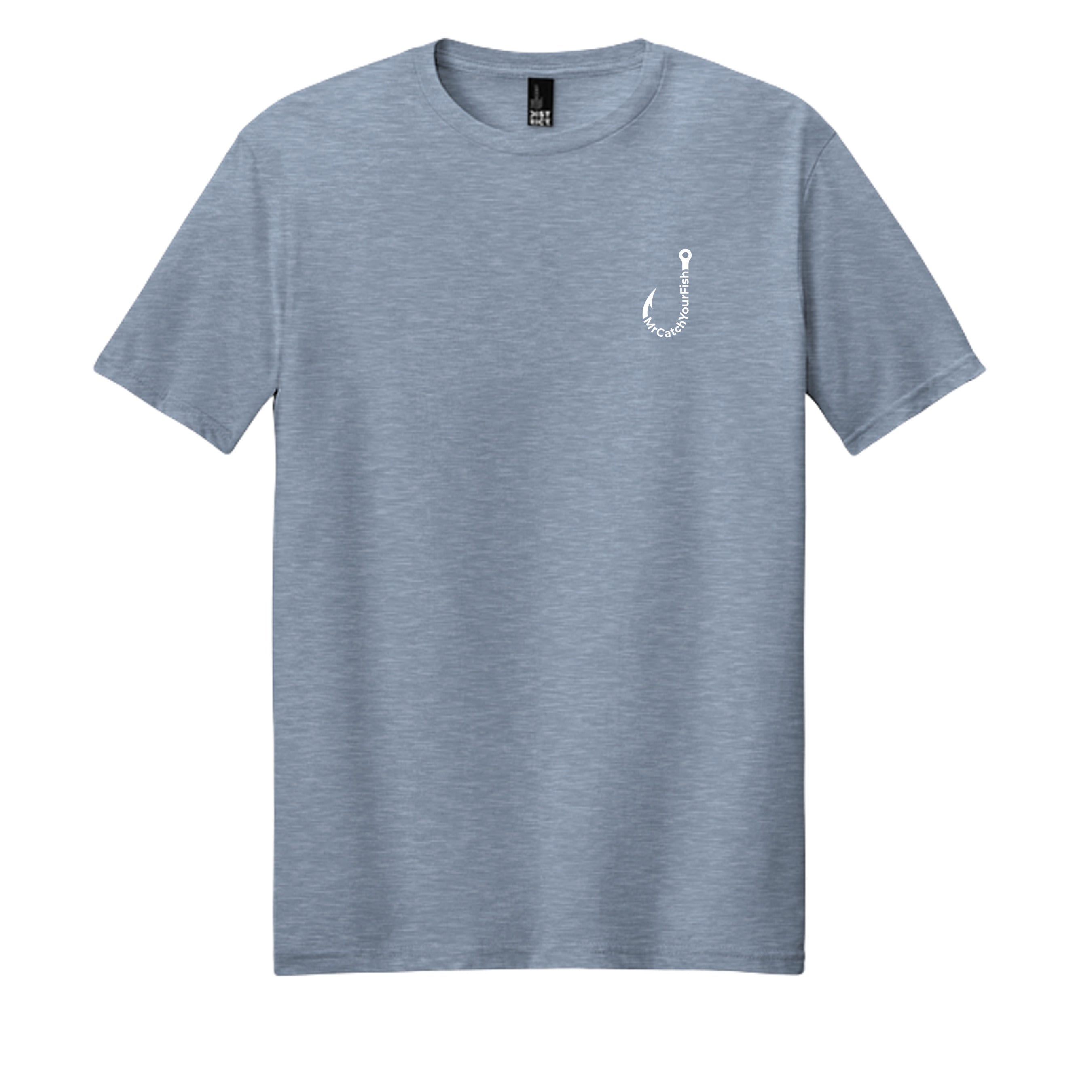 Flint Blue Heather - DM108 - FRONT